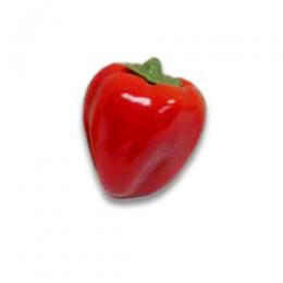 NAC111｜野菜オブジェ　フェイクフード　テーブルインテリア　レッドパプリカ S　50×45mm　10個セット..