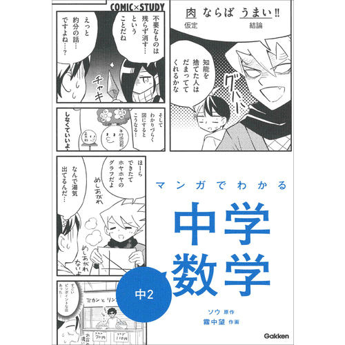 マンガでわかる中学数学　中2のサムネイル