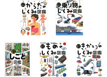 学研 めくって学べる しくみ図鑑 9巻セット めくって学べる図鑑｜理系脳が育つ！学べるしくみ図鑑