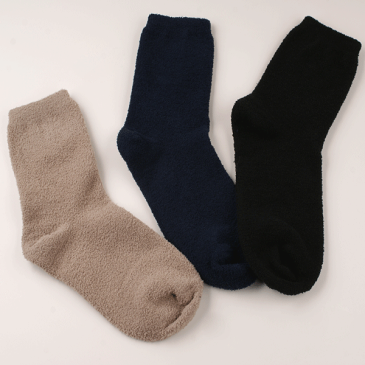 レディース 5color HEATあったかもこもこ靴下【メール便可】