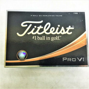 【新品・未開封】 タイトリスト / Titleist 「PRO V1」ゴルフボール 2017モデル 1ダース ホワイト 10004877