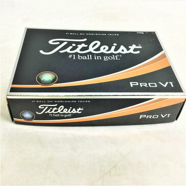 【新品・未開封】 タイトリスト / Titleist 「PRO V1」ゴルフボール 2017モデル 1ダース ホワイト 10004877