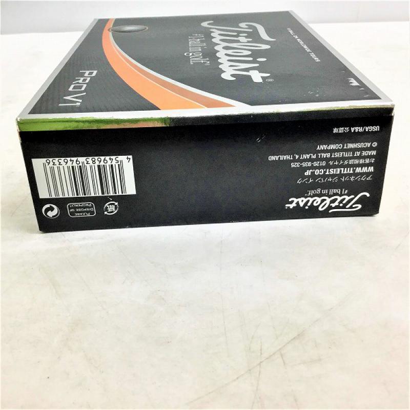 【新品・未開封】 タイトリスト / Titleist 「PRO V1」ゴルフボール 2017モデル 1ダース ホワイト 10004877