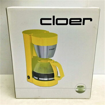 【新品・未開封】 クロア / cloer ART50172JP コーヒーメーカー 10杯分 2017年製 イエロー 10005337