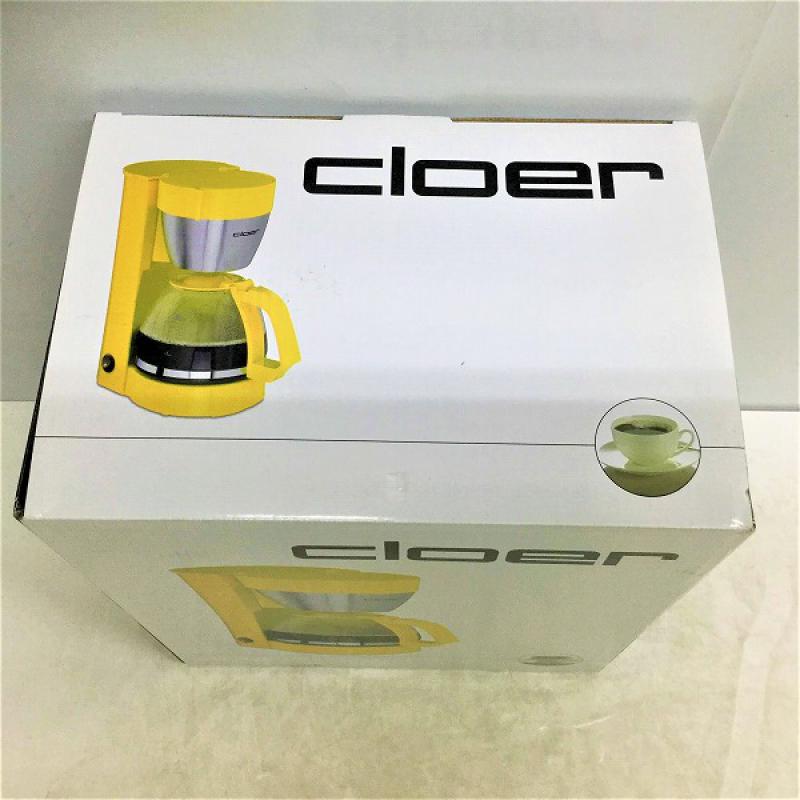 【新品・未開封】 クロア / cloer ART50172JP コーヒーメーカー 10杯分 2017年製 イエロー 10005337