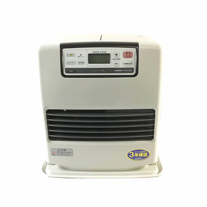 【中古品】 ダイニチ I FW-3715LE 石油ファンヒーター 木造 10畳まで/コンクリート 13畳まで 2015年製 ウォームホワイト 10007839