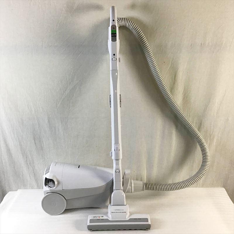 【中古品】 日立 / HITACHI CV-PF100 紙パック式クリーナー かるパック 2018年製 ホワイト 10008691