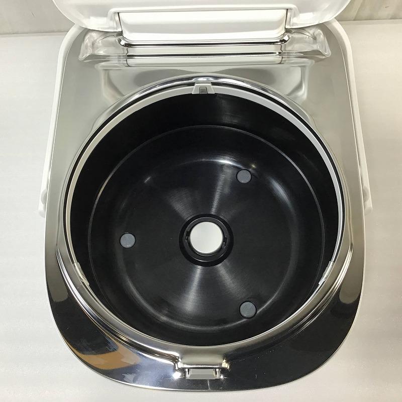 【中古品】 パナソニック SR-HB100 IH式炊飯器 5段全面IH&ダイヤモンド銅釜 蓄熱コート 2020年製 ホワイト 5.5合 10009193