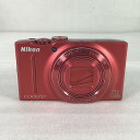 【中古品】 ニコン / Nikon コンパクトデジカメ COOLPIX S8200 デジタルカメラ本体 2011年製 1610万画素 22001421 ブリリアントレッド 10014791