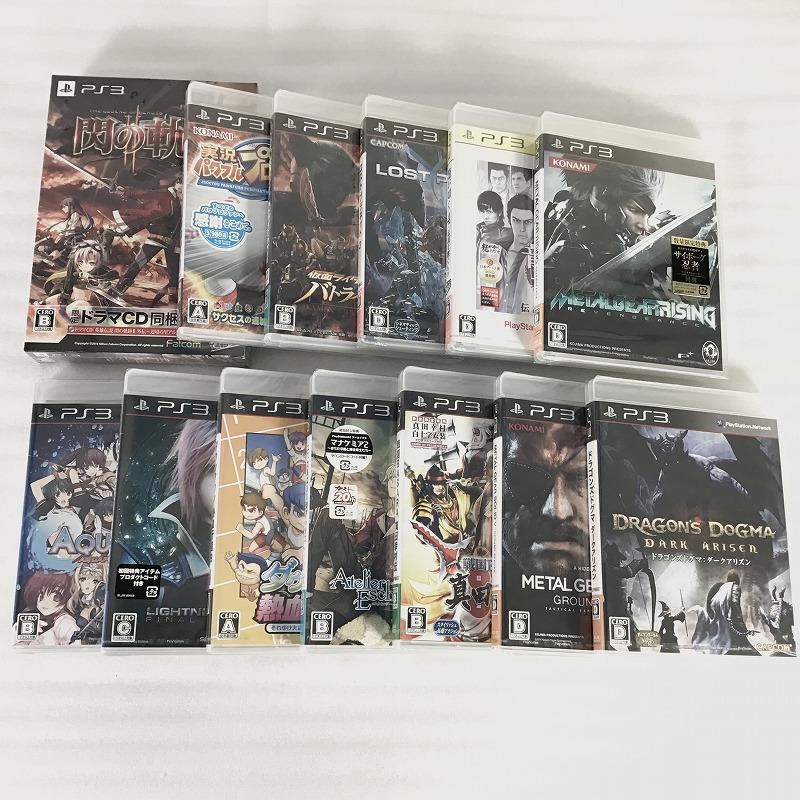 【未開封品】 ゲームソフトセット PS3 ゲームソフト 13本セット まとめ売り PS3-Aset PlayStation3 10015344