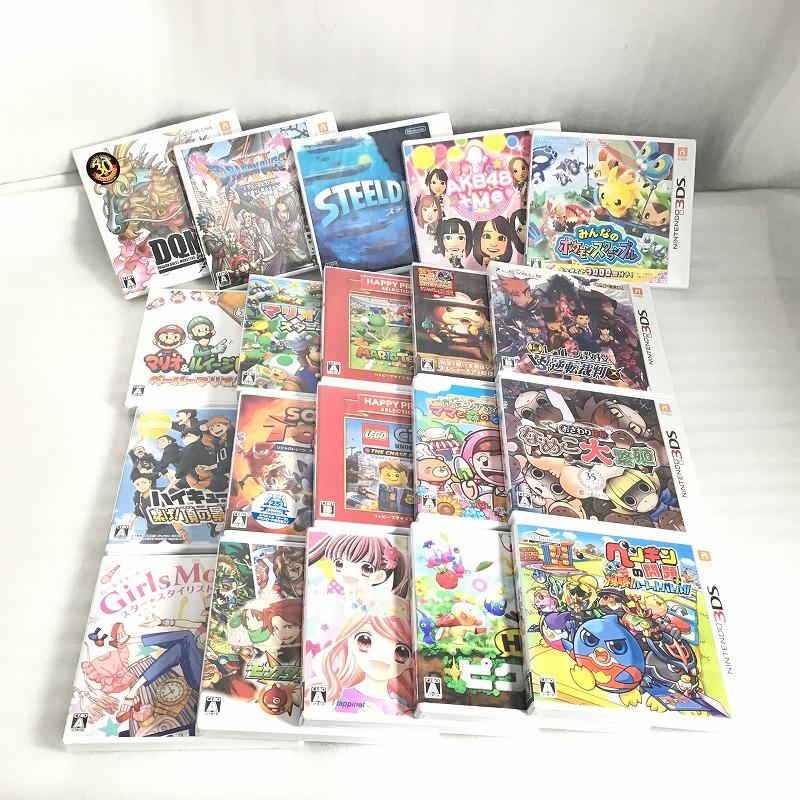 【未開封】 ゲームソフトセット 3DS ゲームソフト 20本セット まとめ売り 3DS-Fset N ...