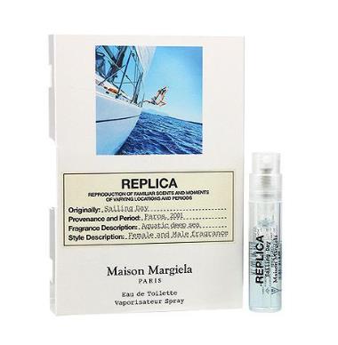 【クーポン配布中】アトマイザー メゾンマルジェラ レプリカ MAISON MARTIN MARGIELA REPLICA セーリング デイ 1.2ml EDT SAILING DAY 香水 お試し サンプル ミニ香水 ミニサイズ 携帯用 持ち運び 旅行 レディース メンズ 男性 女性 ユニセックス 父の日