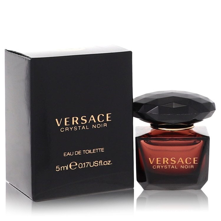 【クーポン配布中】ヴェルサーチ VERSACE クリスタル ノワール ミニ香水 EDT 5ml 　香水 ギフト 誕生日 プレゼント　定形外郵便送料無料　フレグランス　ミニボトル　人気　ブランド　メンズ　レディース　ユニセックス