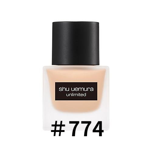 【クーポン配布中】shu uemura シュウウエムラ アンリミテッド ラスティング フルイド 35ml ＃774　SPF24/PA+++　ファンデーション ギフト 誕生日 プレゼント　つや肌　紫外線　カバー　崩れにくい　リキッド