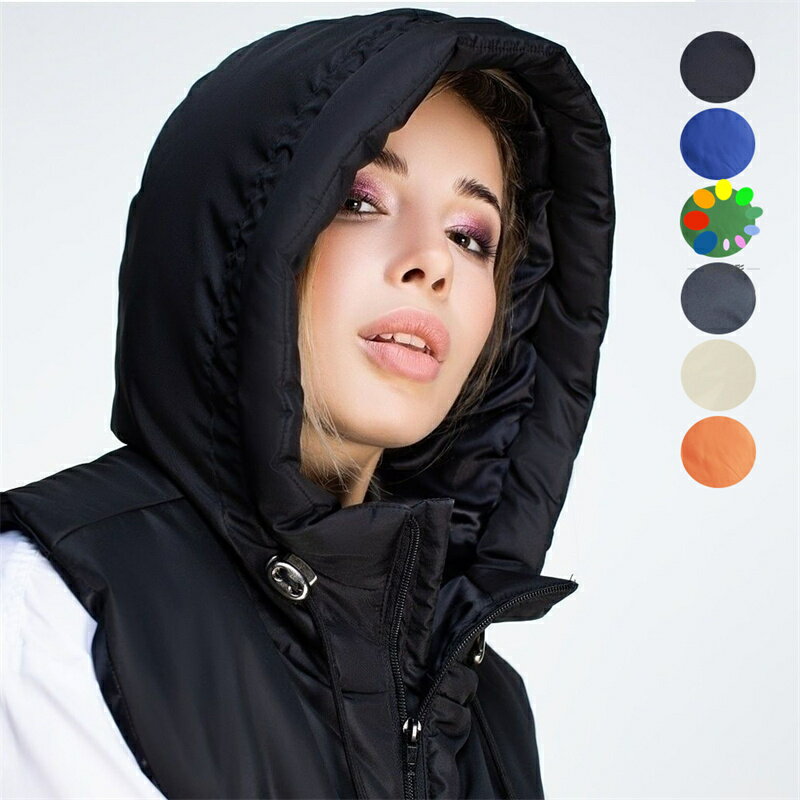 バラクラバ レディース メンズ ネックウォーマー スノーボード スキー スポーツ 中綿 付け襟 フード 黒..