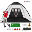 【値下げ!通常:12880円→SALE価格:11990円】 ゴルフネット 3m ネット+ボールx6個+マットx30*60cm セット 練習用ネット ゴルフ練習ネ...