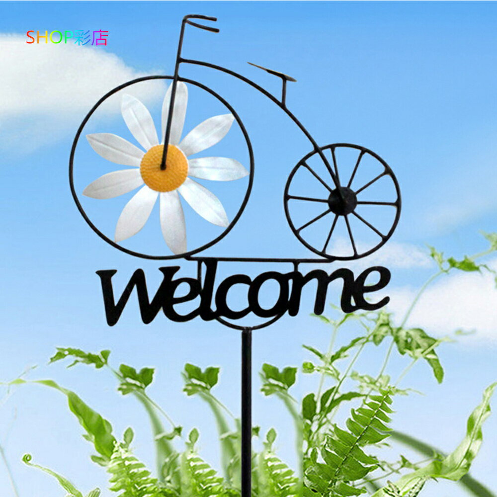 立て看板 ウェルカム 風車付き 庭 カフェ 屋外 シンプル看板 店舗用 屋外 飲食店 おしゃれ 置物 ガーデンオーナメント ガーデン 置物 かわいい ディスプレ...
