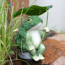 かえるの置物 かわいい 葉付き ブロッコリーかえる 庭 カフェ 屋外 室内 おしゃれ 置物 ガーデンオーナメント ガーデン 置物 かわいい ディスプレイ 玄関 ...