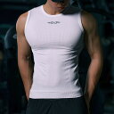スポーツウェア タンクトップ メンズ タンクトップ 汗冷え対策 吸汗 速乾 ノースリーブ tシャツ インナーtシャツ ストレッチ 筋トレ ジム トレーニング ラ...