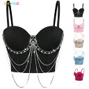 【全品対象2個で12%OFFクーポン配布中】 見せブラ キラキラ セクシー ダンス衣装 トップブラ ブラジャー ブラ トップス ステージ衣装 発表会 ダンス着 アラビアン アラジン ベリーダンス コスプレ ハロウィン セミロングブラジャー 小さいサイズ 大きいサイズ