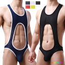 【全品対象2個で14%OFFクーポン配布中】 レオタード Oバック メンズ シングレット 過激 セクシー レスリング セクシーランジェリー メッシュ 下着 メン...