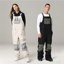 スノーボード ウェア ビブパンツ オーバーオール スキーウェア つなぎ ワンピース メンズ レディース 男女兼用 ユニセックス 配色 保温 超撥水 防風 防寒 スノーボード用ウェア ウインタースポーツ