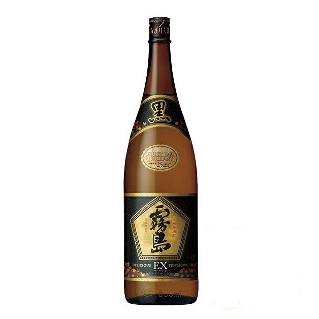 お買い物マラソン限定クーポン配布中／ 芋焼酎 黒霧島 EX 25度 1800ml 1.8L 霧島酒造 ハイボール 誕生日 プレゼント 母の日 ギフト 父の日 早割 2024 お中元 人気 飲み比べ 宮崎 酒 酒屋