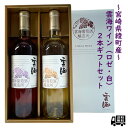 お買い物マラソン限定クーポン配布中／ 雲海ワイン 2本 ギフトセット 送料無料 キャンベルアーリー デラウェア ロゼワイン 白ワイン 飲み比べセット 宮崎ワイン 国産ワイン 綾ワイン 誕生日 プレゼント 母の日 ギフト 父の日 早割 2024 人気 あす楽 宮崎 酒 酒屋