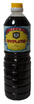 ミヤタ うす口醤油 1Lペット（1000ml） （宮田本店）