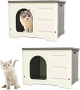 ペットハウス 猫ハウス 犬小屋 外猫ハウス 屋外 防水 耐重 通気性 防寒 雨よけ 防風 防雨 換気 組立簡単 洗え 四季通用 小型犬 猫 屋外 屋内・屋外兼用...