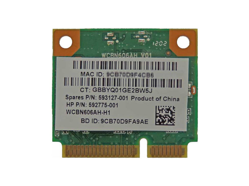 HP純正 593127-001 + 汎用 AR5B195 802.11b/g/n + Bluetooth 3.0 PCIe Mini half 無線LANカード for HP Pavilion dv4 dv6 dv7 HP ProBook 4230s 4330s 4430s 4431s 4530s 4730s