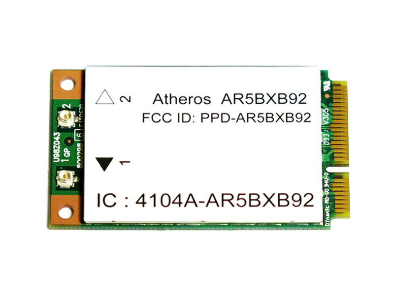 HP 482260-001+ Atheros AR5BXB92 AR9280 ǥ奢Х 2.4/5GHz 2x2 a/b/g/n 300Mbps PCIe mini ̵LAN
