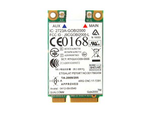 Lenovo QUALCOMM Gobi 2000 3G 磻쥹WAN WWAN GPS¢ 60Y3183 for Thinkpad X201 X201i X201s X201Tabelte X100e X120e T410 T410i T410s T410si T510 T510i W510 L412 L5102 Edge 11