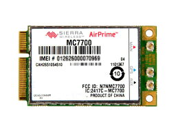 Sierra Wireless MC7700 - Gobi 4000　LTE, 3G, HSPA+, EDGE, GSM ワイヤレスWAN WWANカード