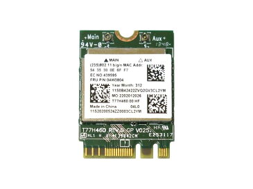 Lenovo純正 04W3804 04W3805 RTL8192EEBT 2×2 802.11b/g/n + Bluetooth4.0 M.2 無線LANカード for IBM Lenovo ThinkPad X240 X240s X250 T540 T540P T440 T440s T440P T540 T540p T550 W541 W550s L440 L540