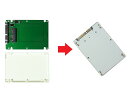 1.8インチ micro SATA SSD to 2.5インチ SATA