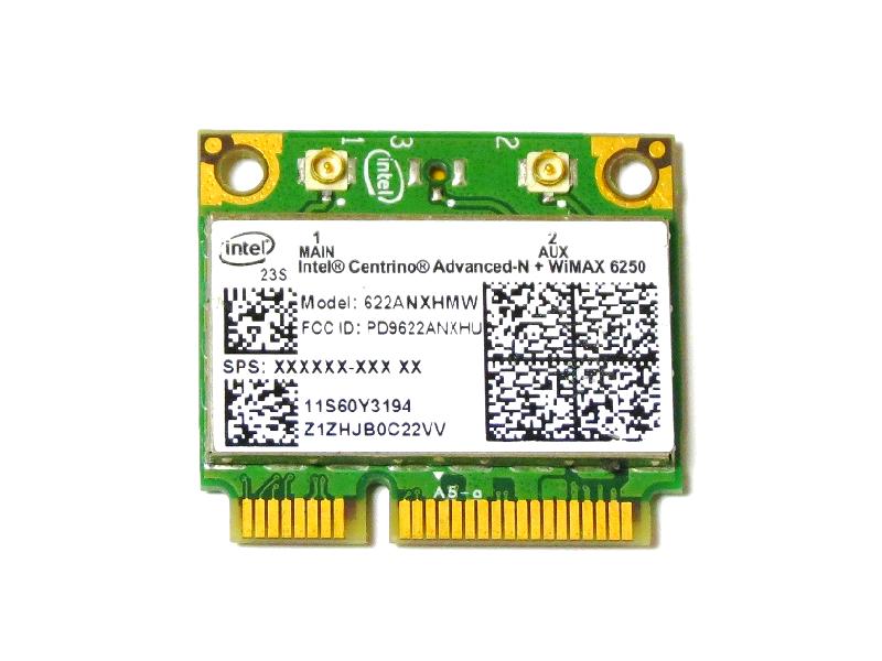 Lenovo純正 60Y3195 Intel Centrino Advanced-N + WiMAX 6250 300Mbps 802.11a/b/g/n + Wimax 無線LANカード for Thi…