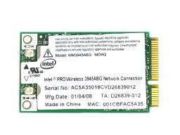 インテル Intel PRO/Wireless 3945ABG Network Connection 802.11a/b/g PCIe Mini 無線LANカード WM3945ABG