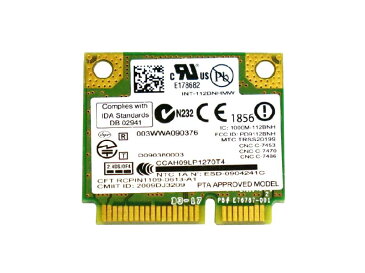 インテル Intel Centrino Wireless-N 1000 Single Band 2.4GHz 802.11b/g/n PCIe Mini half 無線LANカード 112BNHMW