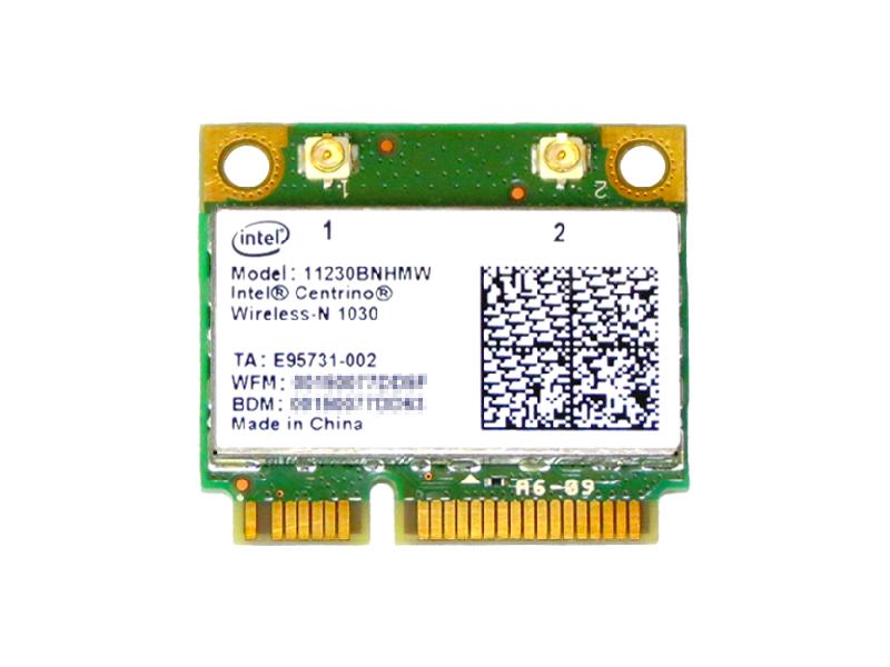 インテル Intel Centrino Wireless-N 1030 Single Band 802.11b/g/n 300Mbps + Bluetooth 3.0 PCIe Mini half 無線LANカード 11230BNHMW