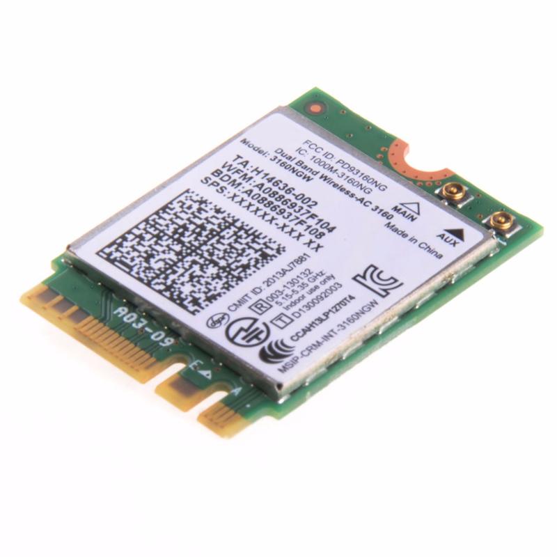 ノートパソコン用WiFi Bluetoothアダプタ WLC01062 インテル Intel Dual Band Wireless-AC 3160 デュアルバンド 2.4 3160NGW 802.11ac 最大433Mbps M.2 Bluetooth 《週末限定タイムセール》 5GHz + 無線LANカード 4.0 ノートパソコン用WiFi Bluetoothアダプタ WLC01062 インテル Intel Dual Band Wireless-AC 3160 デュアルバンド 2.4 3160NGW 802.11ac 最大433Mbps M.2 Bluetooth 《週末限定タイムセール》 5GHz + 無線LANカード 4.0