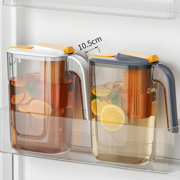 冷水筒 2600ML 水差し 春 夏 秋 冬 麦茶ポット ドリンクボトル お茶ボトル 耐冷 大容量 洗いやすい おしゃれ 冷蔵庫 ビール樽飲料ディスペンサー キャンプ ピクニック バーベキュー 麦茶ポット ドリンクボトル お茶ボトル ホワイト グレー