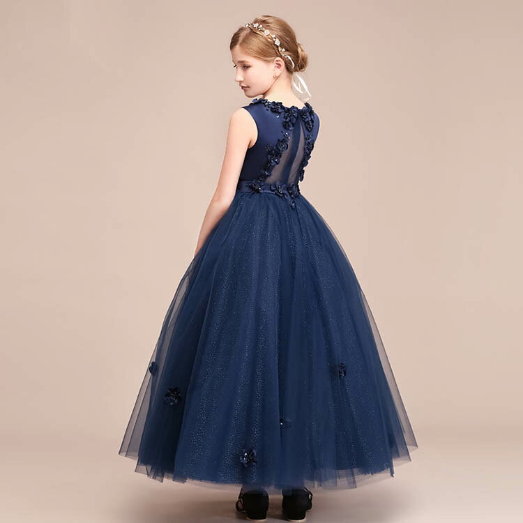 樂天商城 - 子供ドレス 女の子 発表会 結婚式 子ども レースワンピース お呼ばれ/ピアノ演奏会 子供 花柄 キッズ プリンセス ドレス