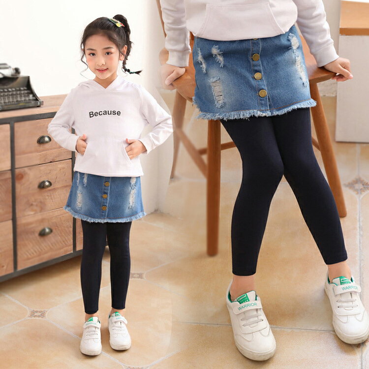 レギンス スカート キュロットスカート オシャレ 冬着 キッズ 女の子 ボトムス パ...