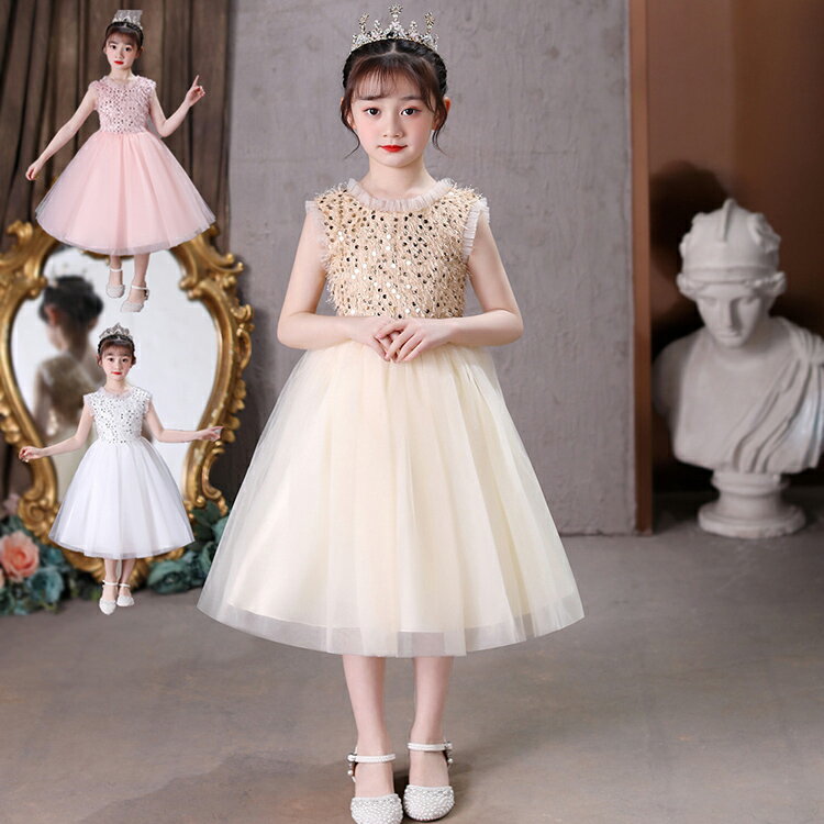 樂天商城 - 子供ドレス ピアノ発表会 子供フォーマルドレス フラワーガール 子供服 プリンセスドレス コンクールドレス お誕生会 結婚式ドレス 110 120 130 140 150 160