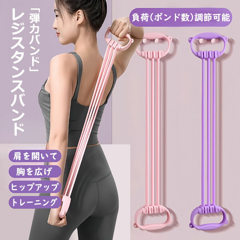 【送料無料】チューブ 強化 筋トレーニング 筋トレ 背筋 胸筋 負荷調節可 6連式 レ...