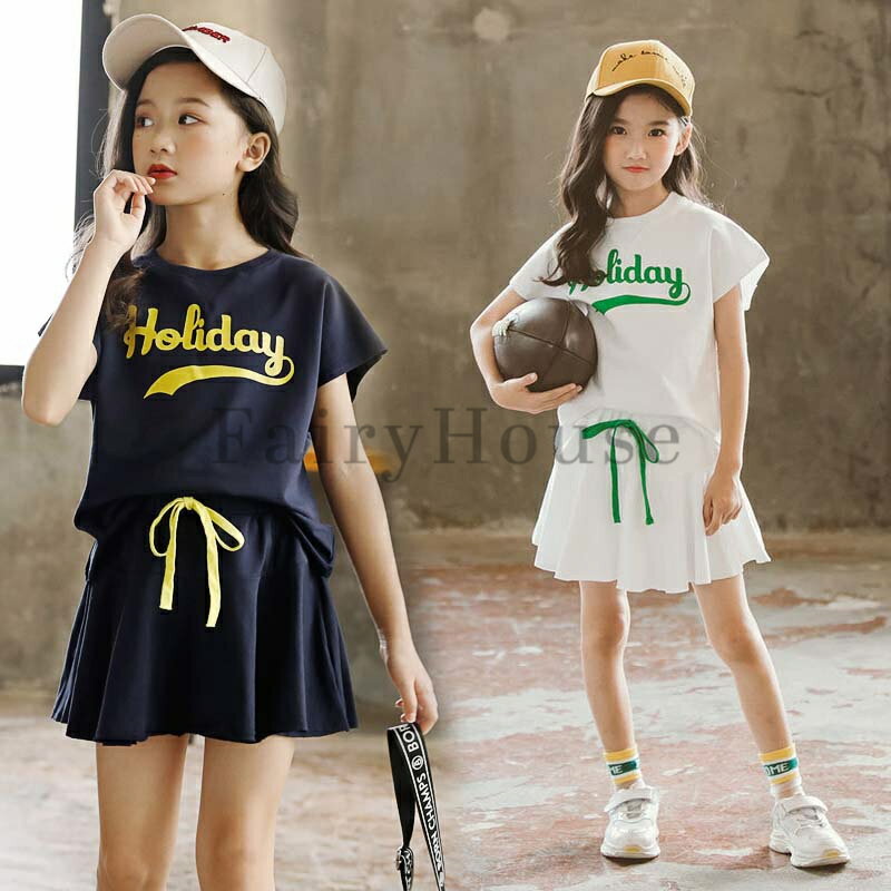 セットアップ キッズ 女の子 子供服 ジャージ 上下セット スポーツ ベビー服 tシャツ 半袖 ショートパンツ ジュニア 親子ペア トップス キュロットスカート チアガール 赤ちゃん おしゃれ 可愛い 100〜160cm 夏服 入学 入園 誕生日 プレゼント 幼稚園 小学生 お出かけ