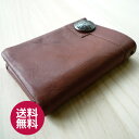 アウトレット・ミドルウォレットMR01・ブラウン【わけあり商品】【在庫限り】【メール便で送料無料】