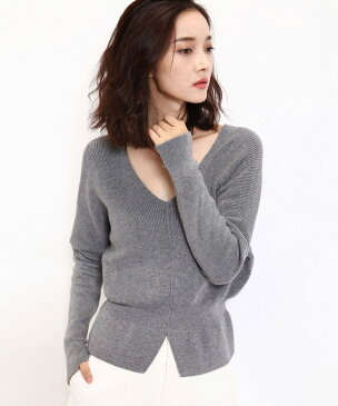 ニット Vネック 長袖 レディース トップス シンプル キレイめ プルオーバー リブニット 厚手 ドロップショルダー 無地 大きいサイズ 秋冬 セーター ブラウン グリンーン ブラック グレー ワイン ネイビー ベージュ ブルー S M L XL 20代 30代 40代