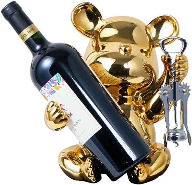 【2025新登場】酒ボトル陳列棚，可愛い置物あるア ワイン収納 ワイン シャンパン ーションボトル スタイリッシュ アニマル ワインボトル saisonlife-10002390 SAISON サンプル画像3
